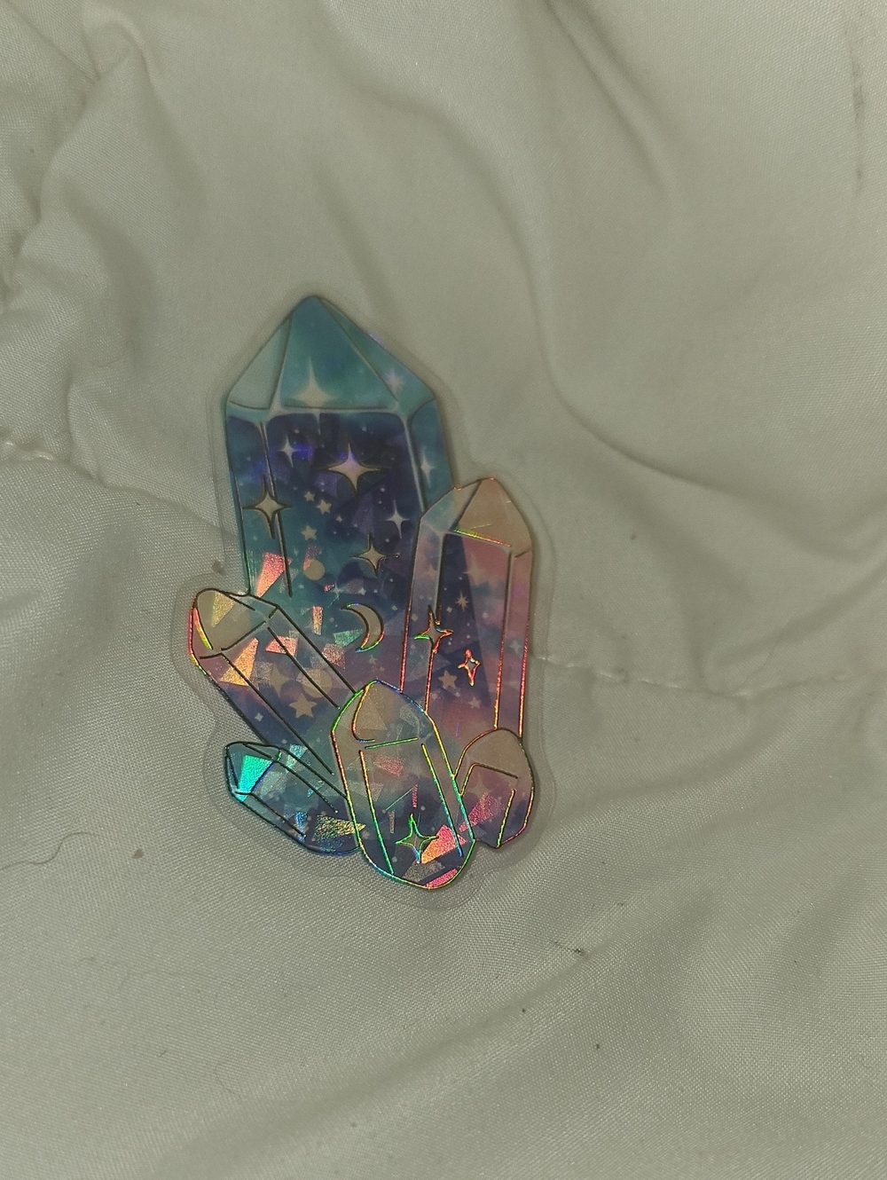 $1 ADD ON - Holographic Spiritual Crystals Sticker